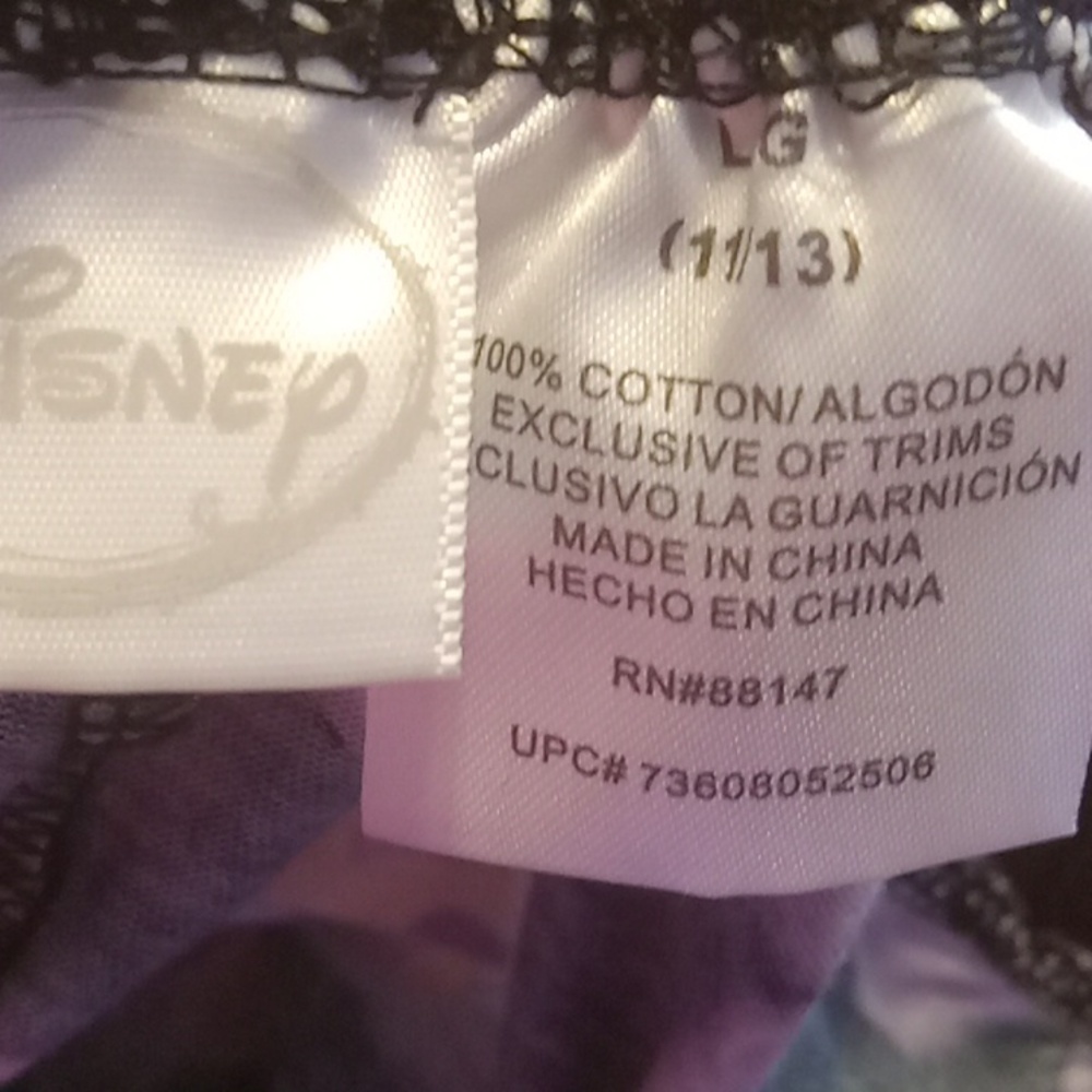 Disney Women's Black and Purple Minnie Mouse Pajama Pants - Picture 6 of 6